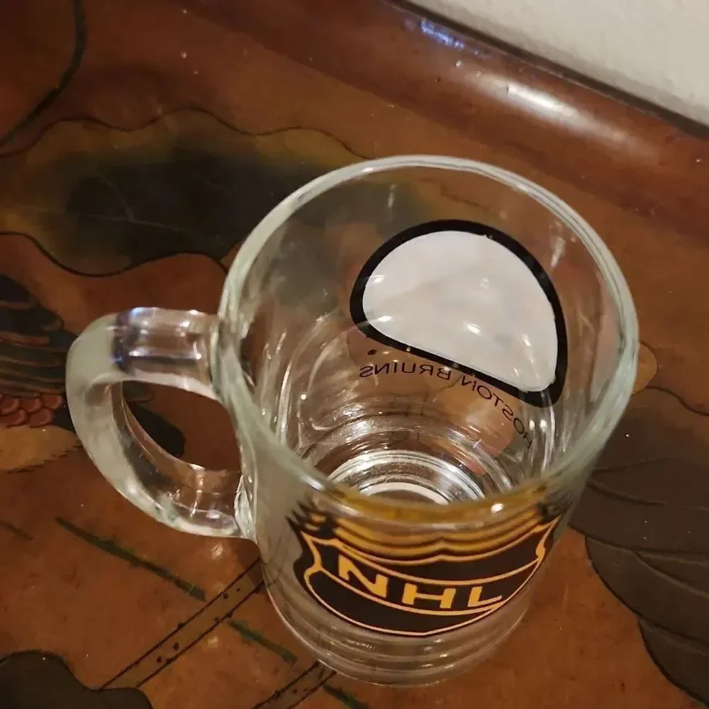 NHL Boston Bruins Glass Mug 12 oz.